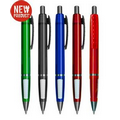 Union Printed Frosted "Dotted-Clip" Retractable Pen